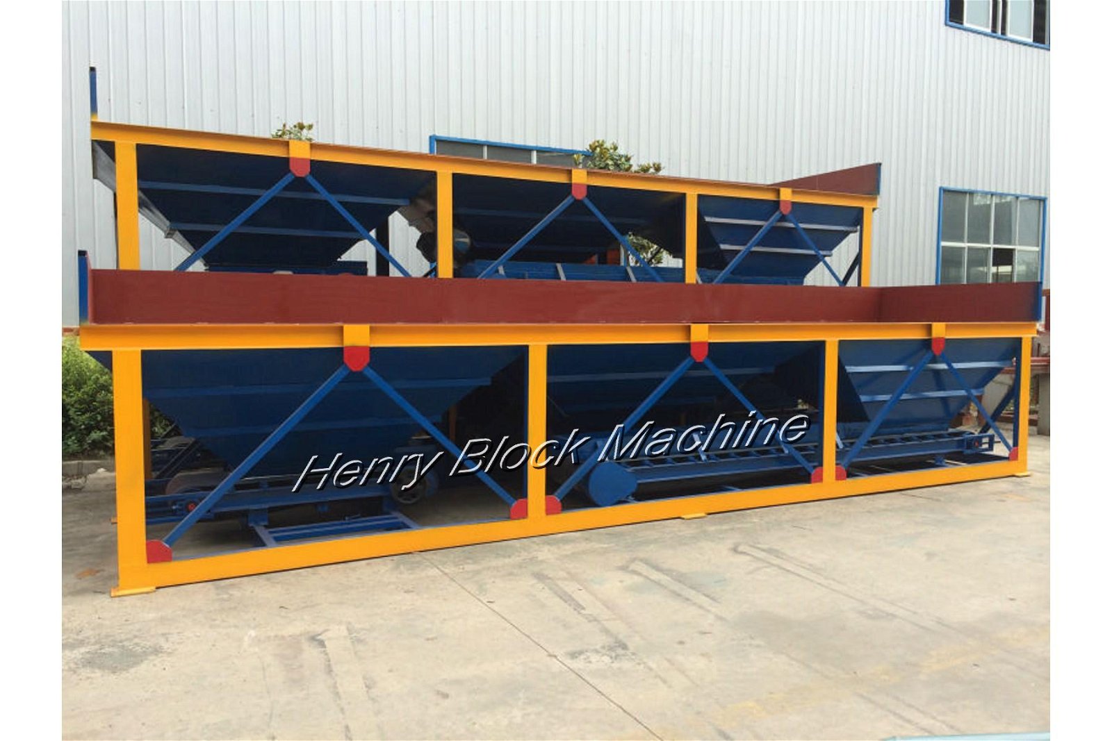 hot sale big type of fully automatic concrete block making machine kine 5