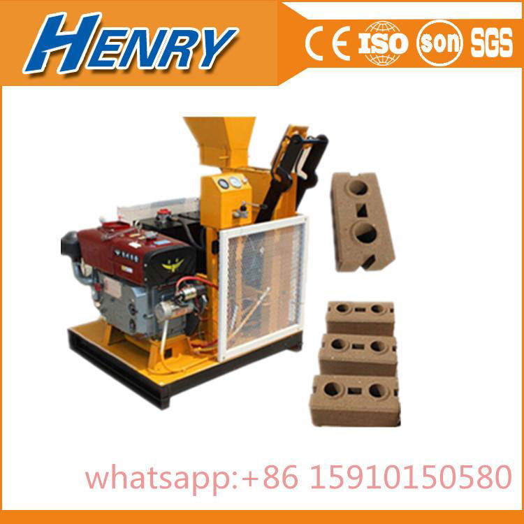 the most popular semi-automatic soil clay interlocking brick making machine