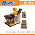 the most popular semi-automatic soil clay interlocking brick making machine 1