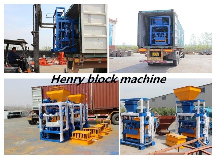 the best performance concrete block maming machine in Africa 2