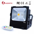 2.4g rf  rgbw led flood light 190W  wall light led light flood light LED 1