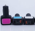 New Designs 3 Ports USB Car Charger With