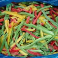 Frozen 3-mix bell pepper strips 1