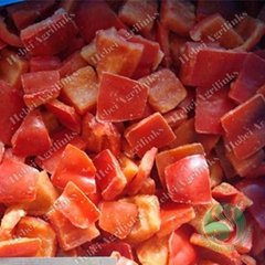 Frozen Red Pepper cubes
