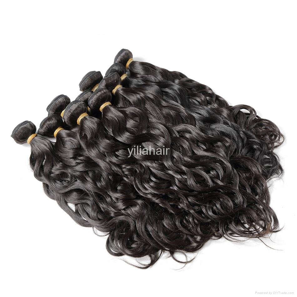 virgin remy Indian hair weave extensions 3