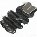 human hair lace closure 4x4 5x5 1