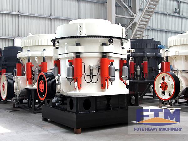 New Cone Crusher as aggragate equipment for road construction