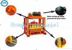 QTJ4-40 Simple Block Machine Paver Machine Manual Solid Hollow Block Machine