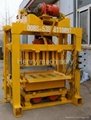 QTJ4-40 Simple Block Machine Paver Machine Manual Solid Hollow Block Machine 2