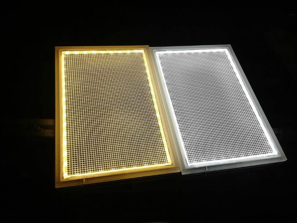 深圳LED雕刻激光打点发光导光板