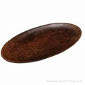 Plate coconut wood