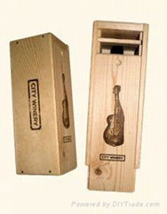 single wood wine box