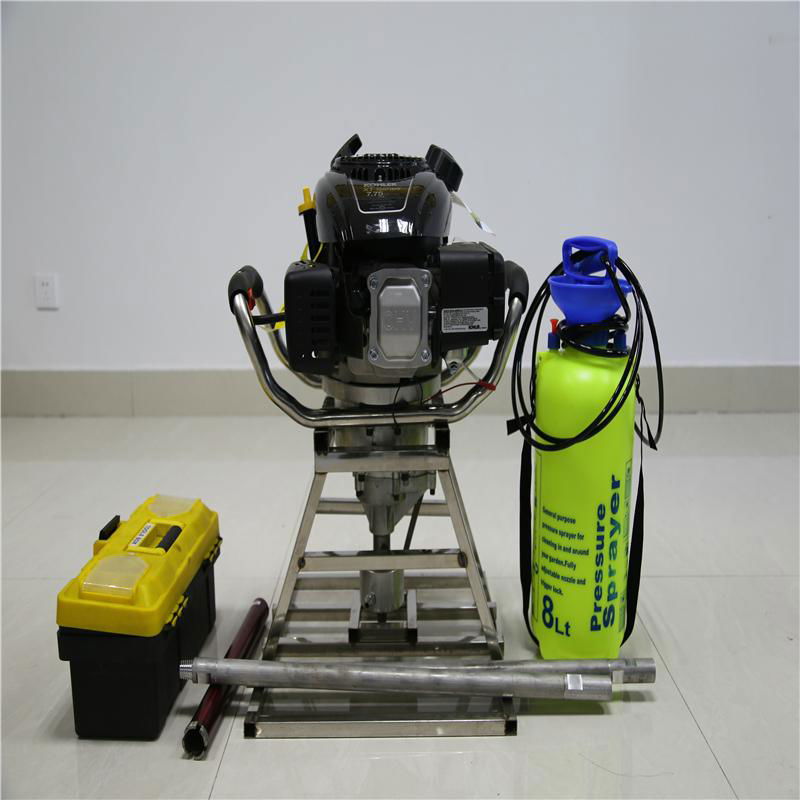 High quality rock drill portable backpack drill rig petrol core drilling rig 3