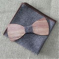 Custom Material wooden bow tie  3