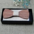 Custom Material wooden bow tie  4