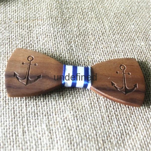 Custom size wooden bow tie for sale  2