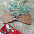 wholesale custom baby self wooden bow tie  2