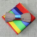 Wholesale custom wooden dog bow  tie