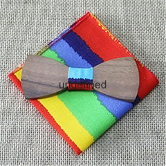  Wholesale custom wooden dog bow  tie 