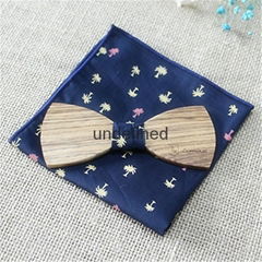 wholesale custom wooden bow tie for girl 