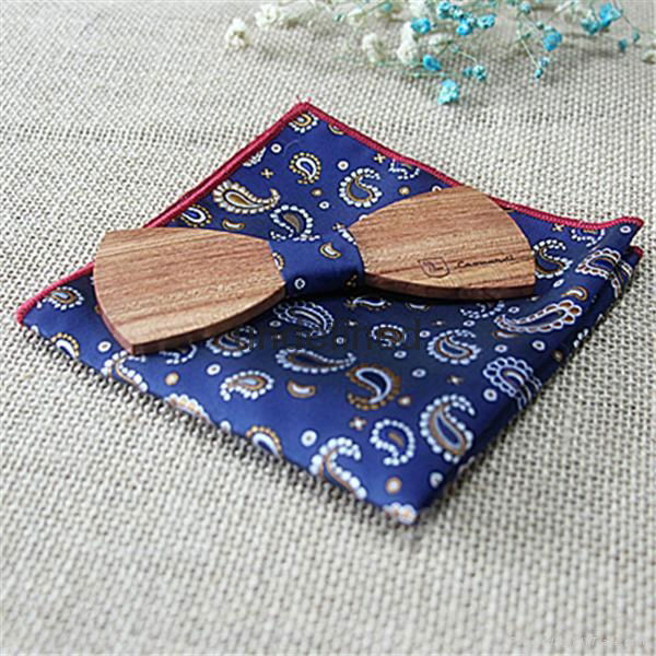 Wood craft wooden bow  ties for men  5
