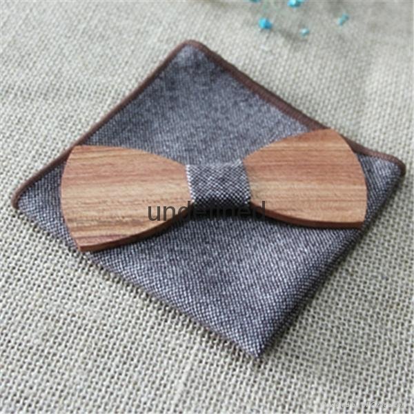 Custom wooden bow tie for men 