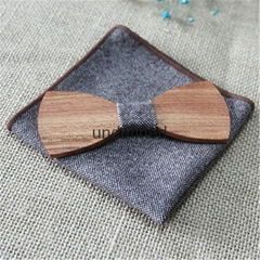 Custom wooden bow tie for men 