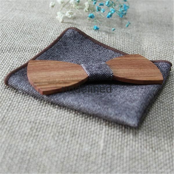 Custom wooden bow tie for men  2