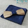 Wholesale custom wooden bow tie for baby  1