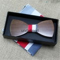 Wholesale custom  wooden bow tie for