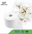 100% Cotton Non Woven Parent Jumbo Roll Raw Material of Toilet Paper Tissue 2