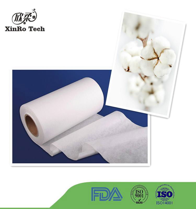 100 Cotton Non Woven Parent Jumbo Roll Raw Material of Toilet Paper