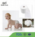 Hydrophilic White Non-woven Fabric Raw Materials for Diaper Making 4