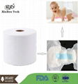 Hydrophilic White Non-woven Fabric Raw Materials for Diaper Making 5