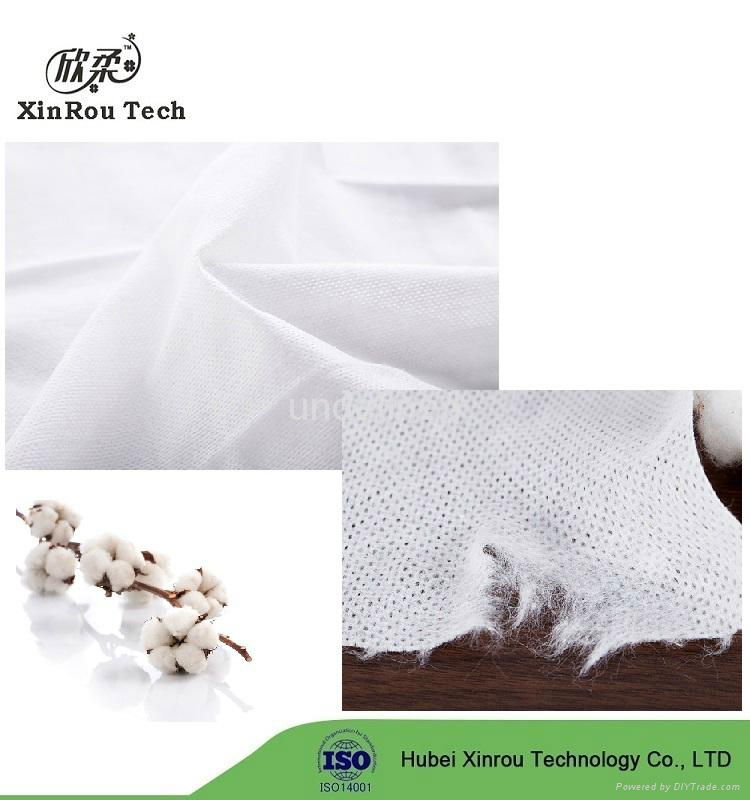 Free Smaple Sanitary Napkin Raw Material Cotton Nonwoven Fabric Jumbo Roll 5