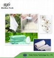 Super Soft Organic Cotton Material Spunlace Nonwoven for Wet wipe Making 2