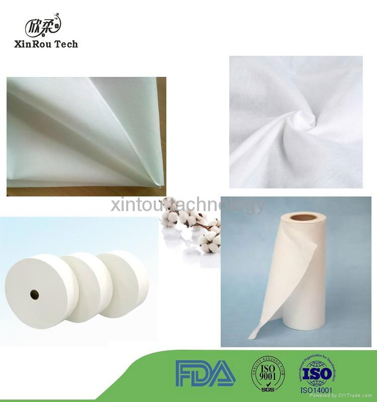 ISO Certified High Quality 100% Organic Cotton Fabric Nonwoven Wholesale 2