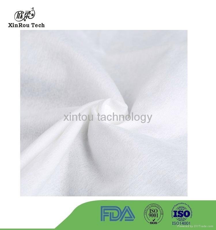 ISO Certified High Quality 100% Organic Cotton Fabric Nonwoven Wholesale 4