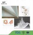 ISO Certified High Quality 100% Organic Cotton Fabric Nonwoven Wholesale 5
