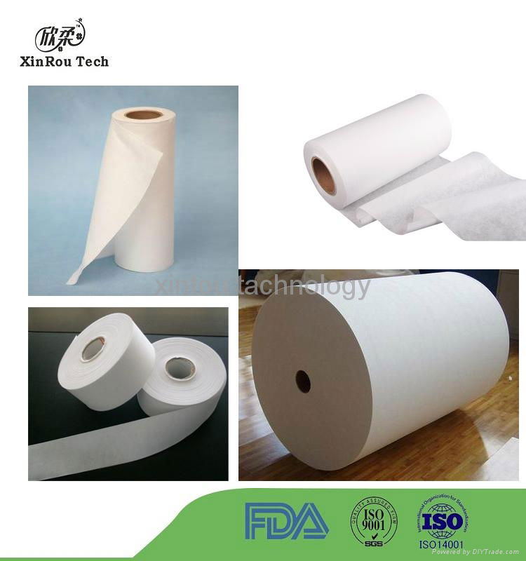 Diapers Raw Materials Hydrophilic Spunlace Nonwoven Fabric 100% Cotton 3