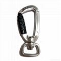 1 inch swivel carabiner twist lock for dog leash