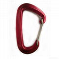 2 black wiregate carabiner for hammock suppliers