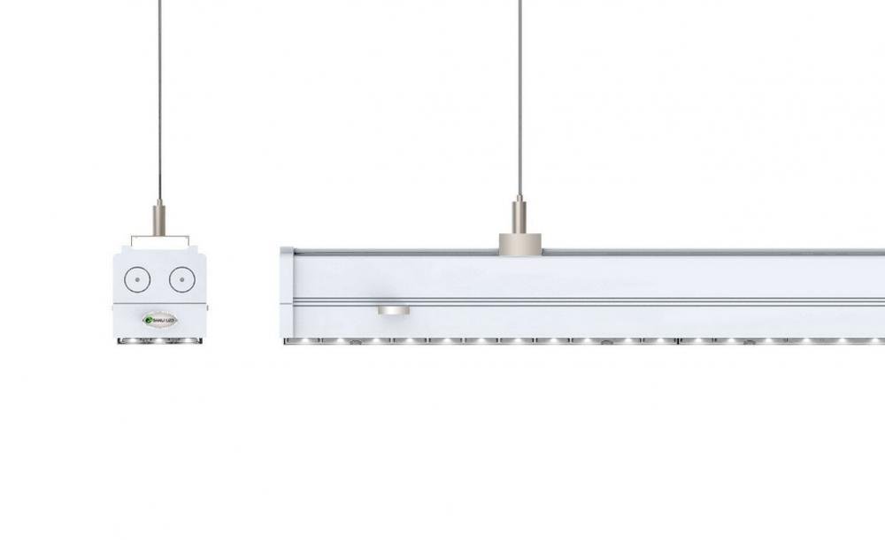 White/Black PC End Cap for LED Linear Trunking System 2