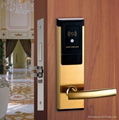 High Quality SUS304 Hotel RF Card Lock with LED and Sound
