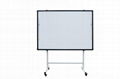 no fold dual  touch interactive whiteboard for smart class