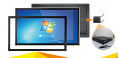 large size touch screen smart tv monitors with mobile stand