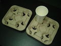 paper pulp coffee cup carrier 1