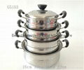 Chaoan Caitang Hot Sell Stainless Steel Pot Set with Stainless Steel Lids 1