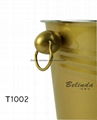 Chaozhou Caitang Kitchenware Stainless Steel Golden 6L Ice Busket 3