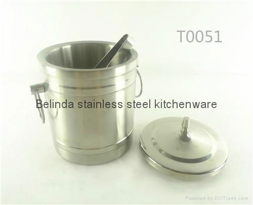 Stainless Steel Chaoan Caitang Ice Bucket for Shop for pub use 2